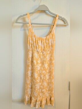 Abercrombie & Fitch Yellow and White Floral Mini Dress